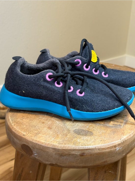 allbirds Shoes - Allbirds Wool Sneakers with Blue Sole and Pink Eyelets